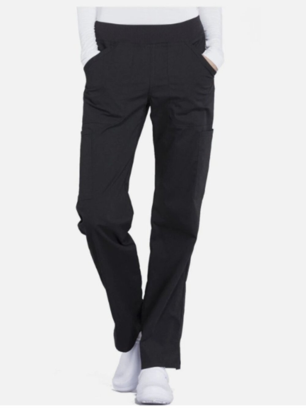 Cherokee Workwear Scrubs Modern Classic Cargo Pants Tall XL Black NWT